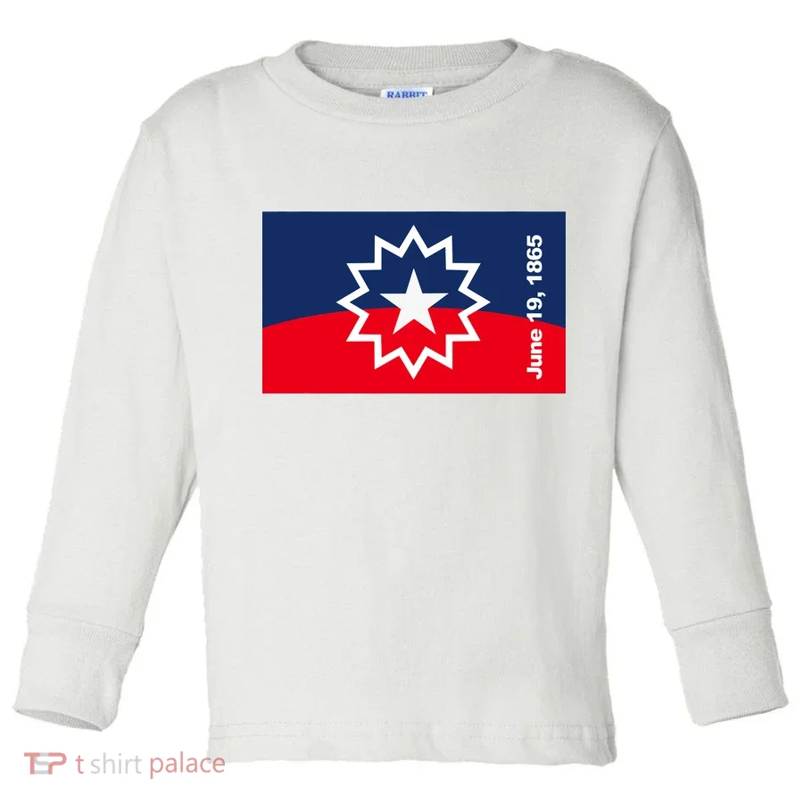 Juneteenth Flag Toddler Long Sleeve