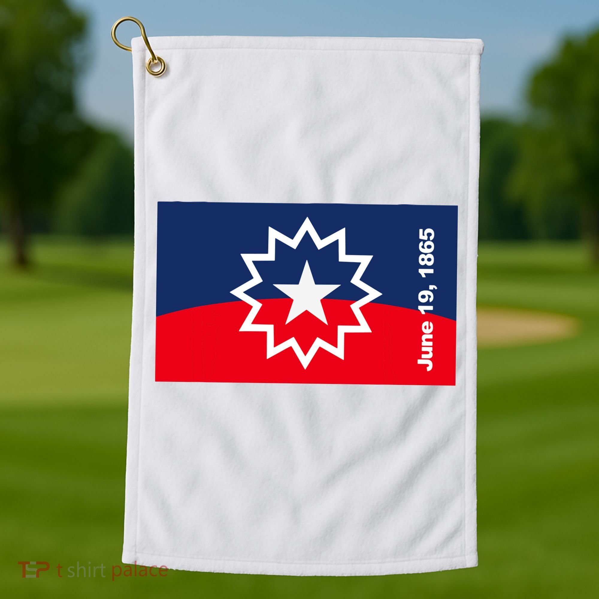 Juneteenth Flag Golf Towel