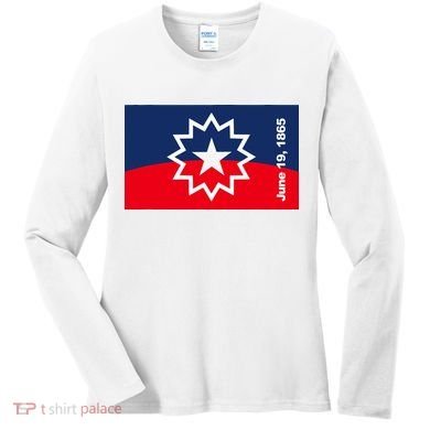 Juneteenth Flag Women's Long Sleeve Shirt