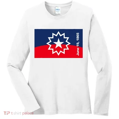 Juneteenth Flag Women's Long Sleeve Shirt