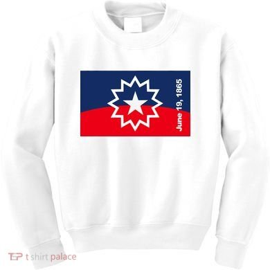 Juneteenth Flag Kids Sweatshirt