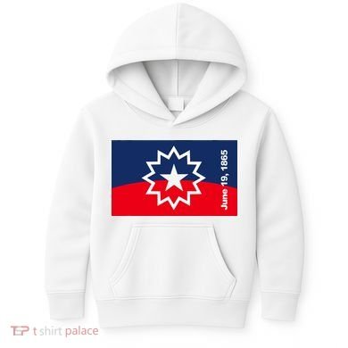 Juneteenth Flag Kids Hoodie