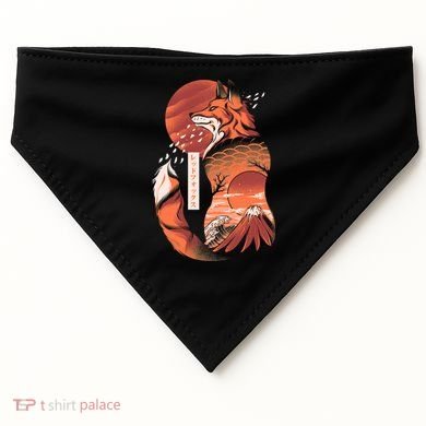 Japanese Fox USA-Made Doggie Bandana