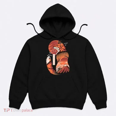 Japanese Fox Hoodie