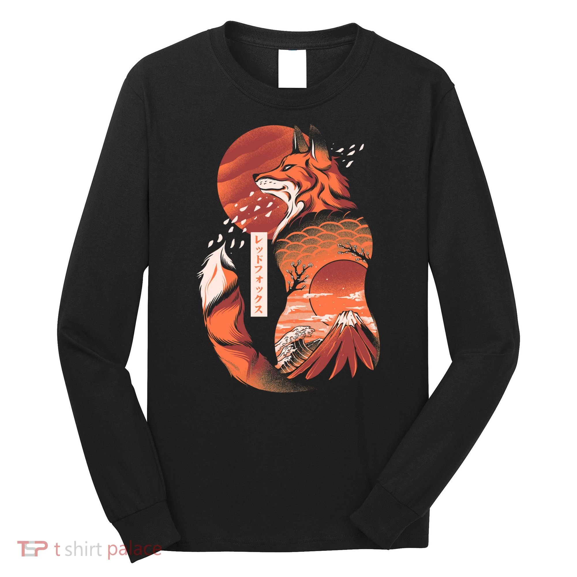 Japanese Fox Long Sleeve Shirt