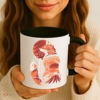 Japanese Fox Coffee Mug thumb 3