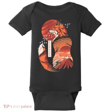 Japanese Fox Baby Bodysuit