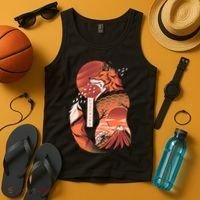 Japanese Fox Tank Top thumb 4