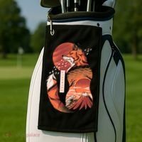 Japanese Fox Golf Towel thumb 2