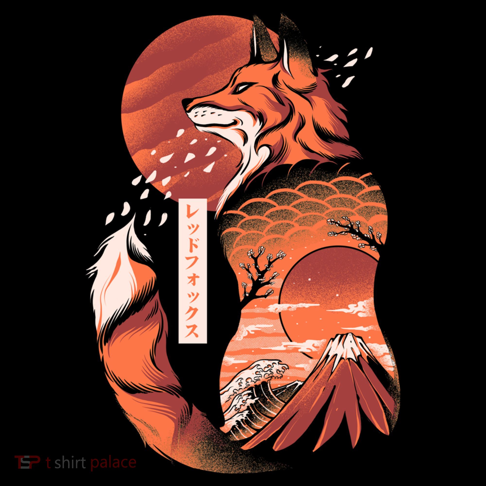 Japanese Fox Toddler T-Shirt