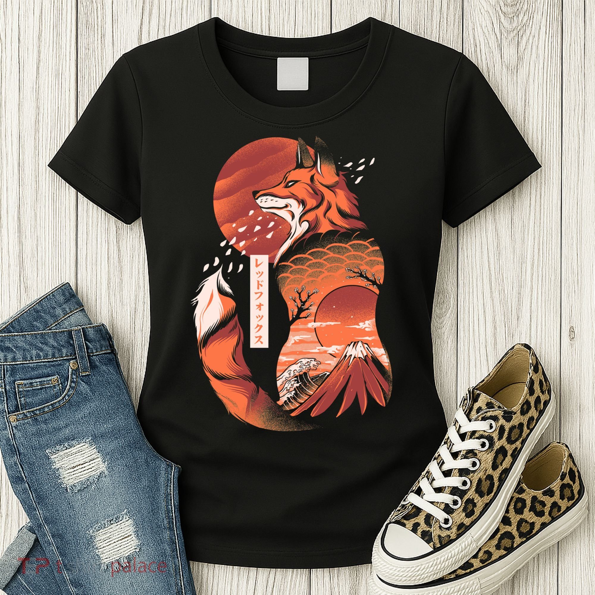 Japanese Fox Women's T-Shirt