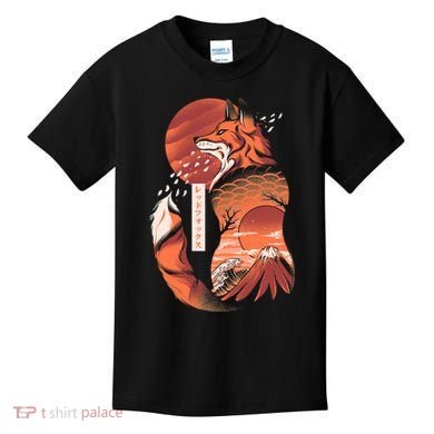 Japanese Fox Kids T-Shirt