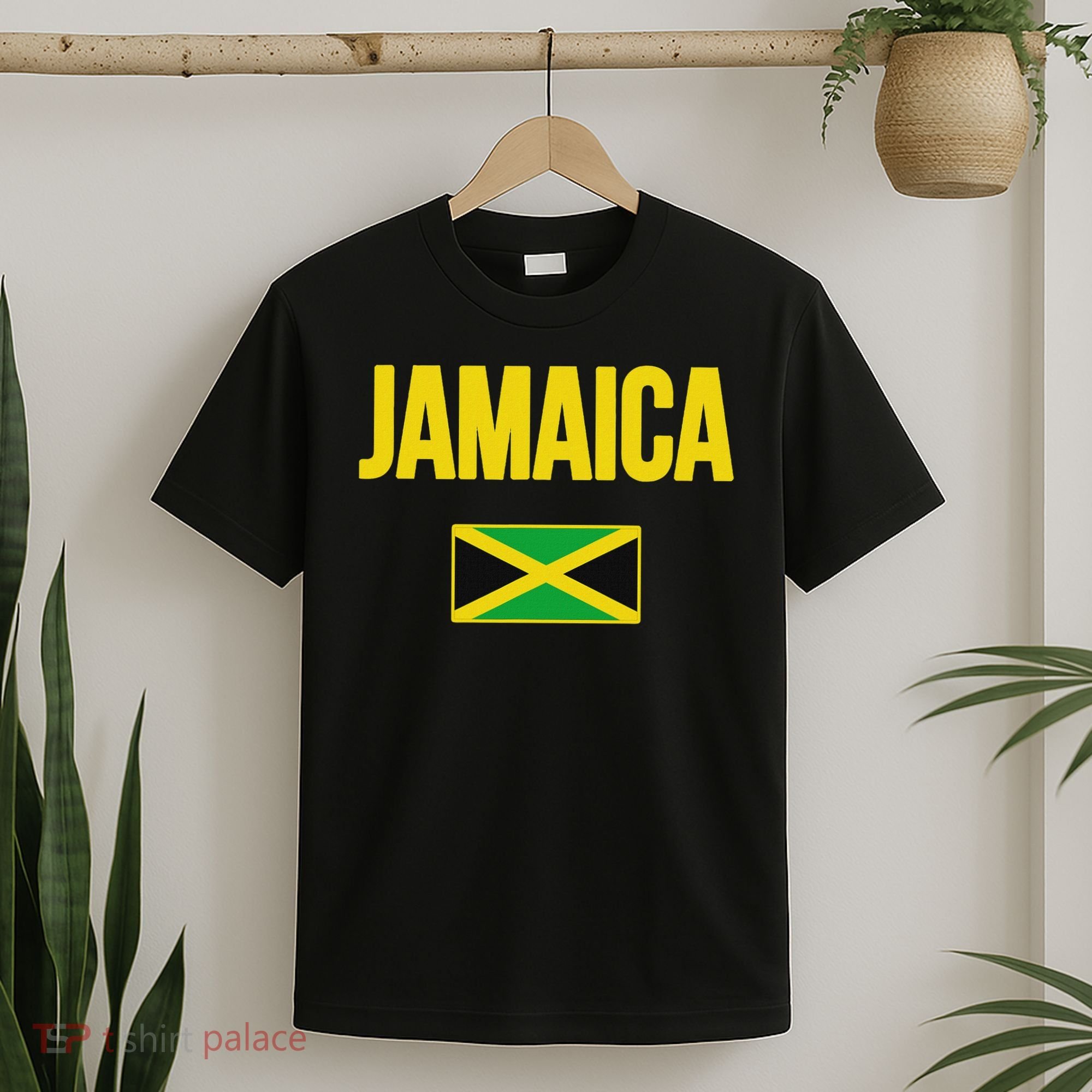 Jamaican Flag Jamaica Souvenir Love Travel Vacation T-Shirt