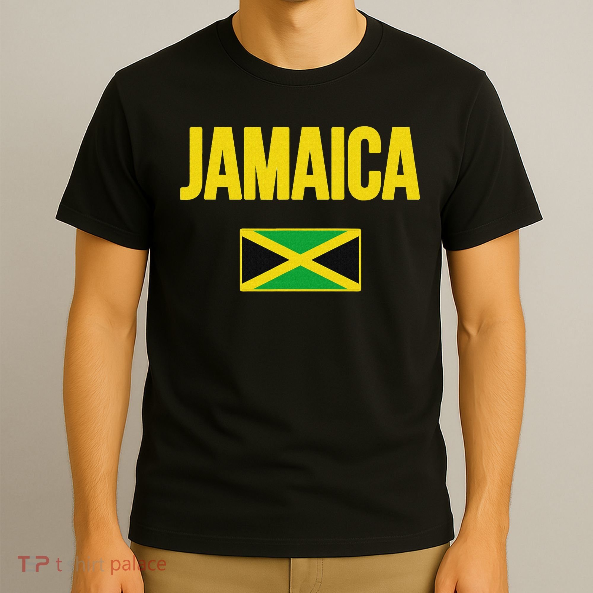 Jamaican Flag Jamaica Souvenir Love Travel Vacation T-Shirt