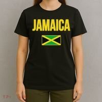 Jamaican Flag Jamaica Souvenir Love Travel Vacation T-Shirt thumb 4