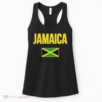 Jamaican Flag Jamaica Souvenir Love Travel Vacation Women's Tank Top thumb 0