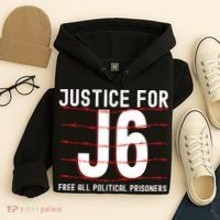 Justice For J6 Conservative Hoodie thumb 4