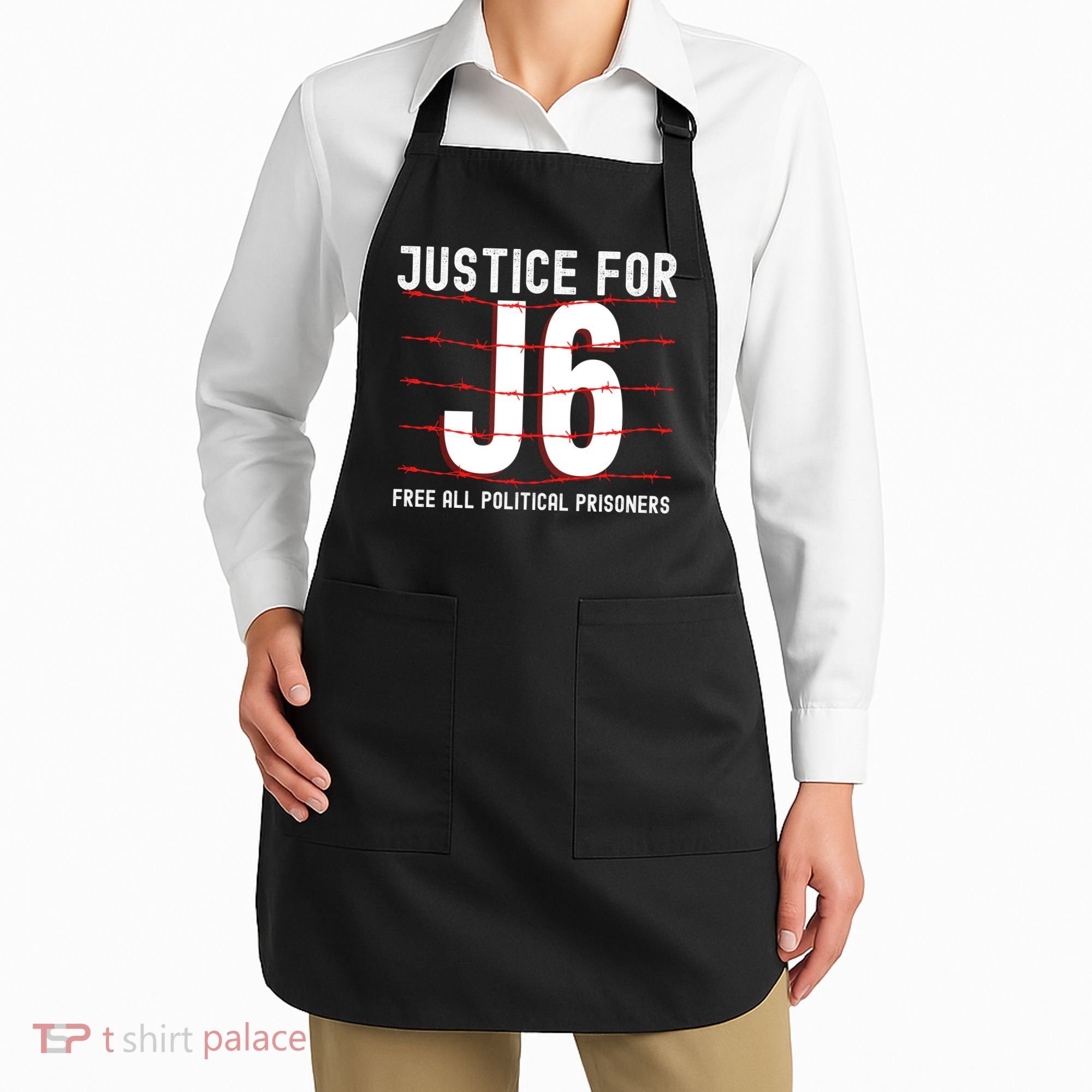 Justice For J6 Conservative Apron