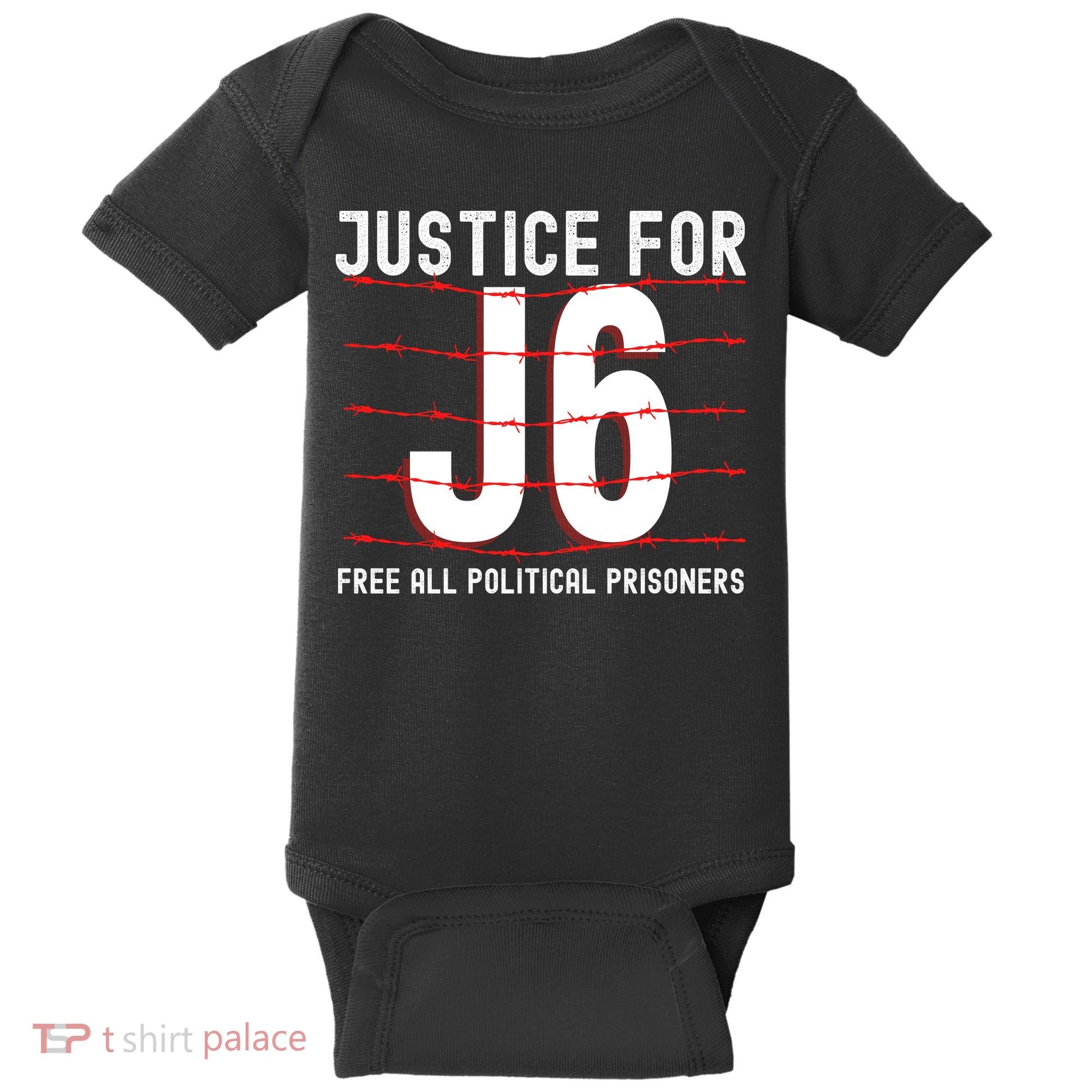 Justice For J6 Conservative Baby Bodysuit