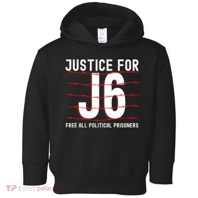 Justice For J6 Conservative Toddler Hoodie