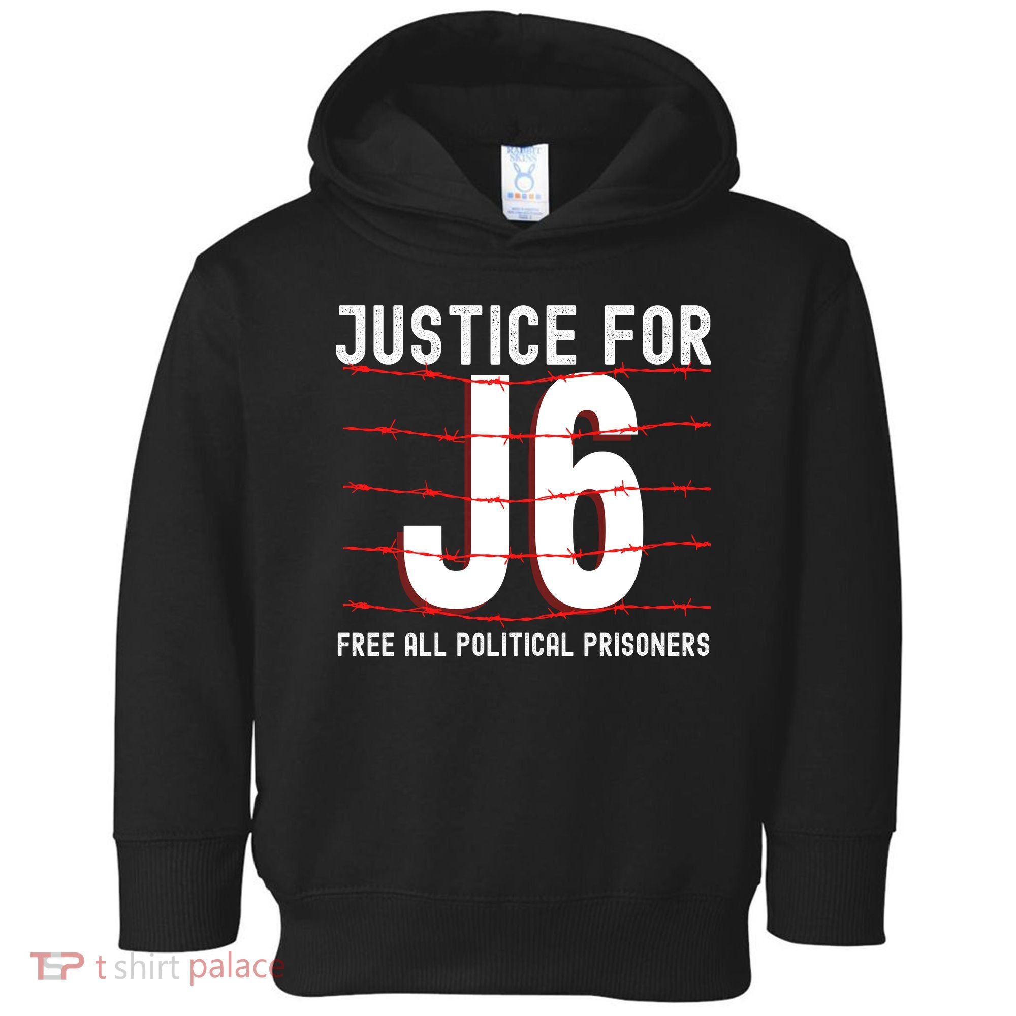 Justice For J6 Conservative Toddler Hoodie