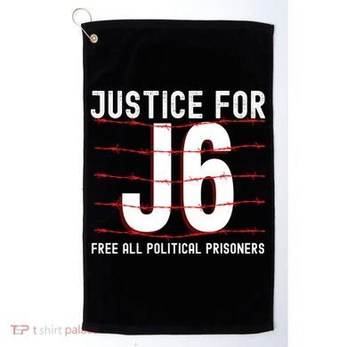 Justice For J6 Conservative Golf Towel