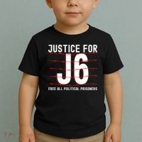 Justice For J6 Conservative Toddler T-Shirt thumb 2
