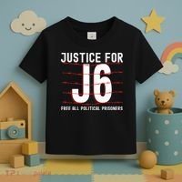 Justice For J6 Conservative Toddler T-Shirt thumb 3