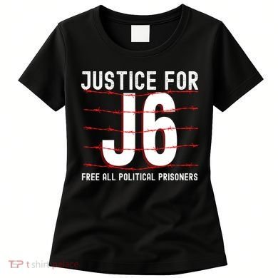 Justice For J6 Conservative Women's T-Shirt
