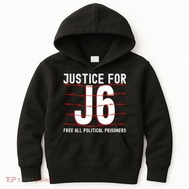 Justice For J6 Conservative Kids Hoodie