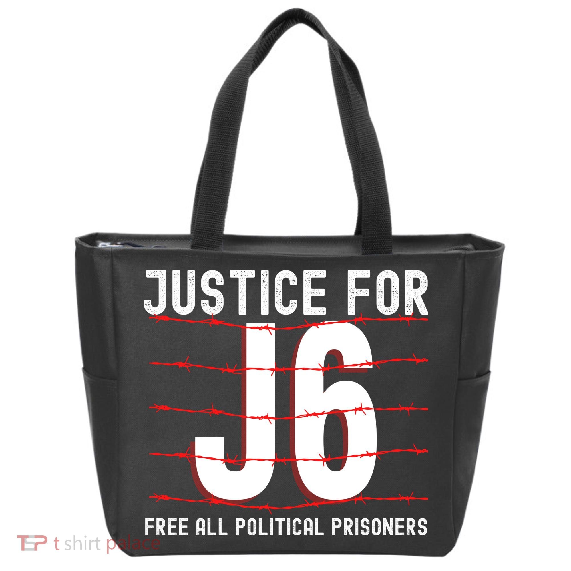 Justice For J6 Conservative Tote Bag
