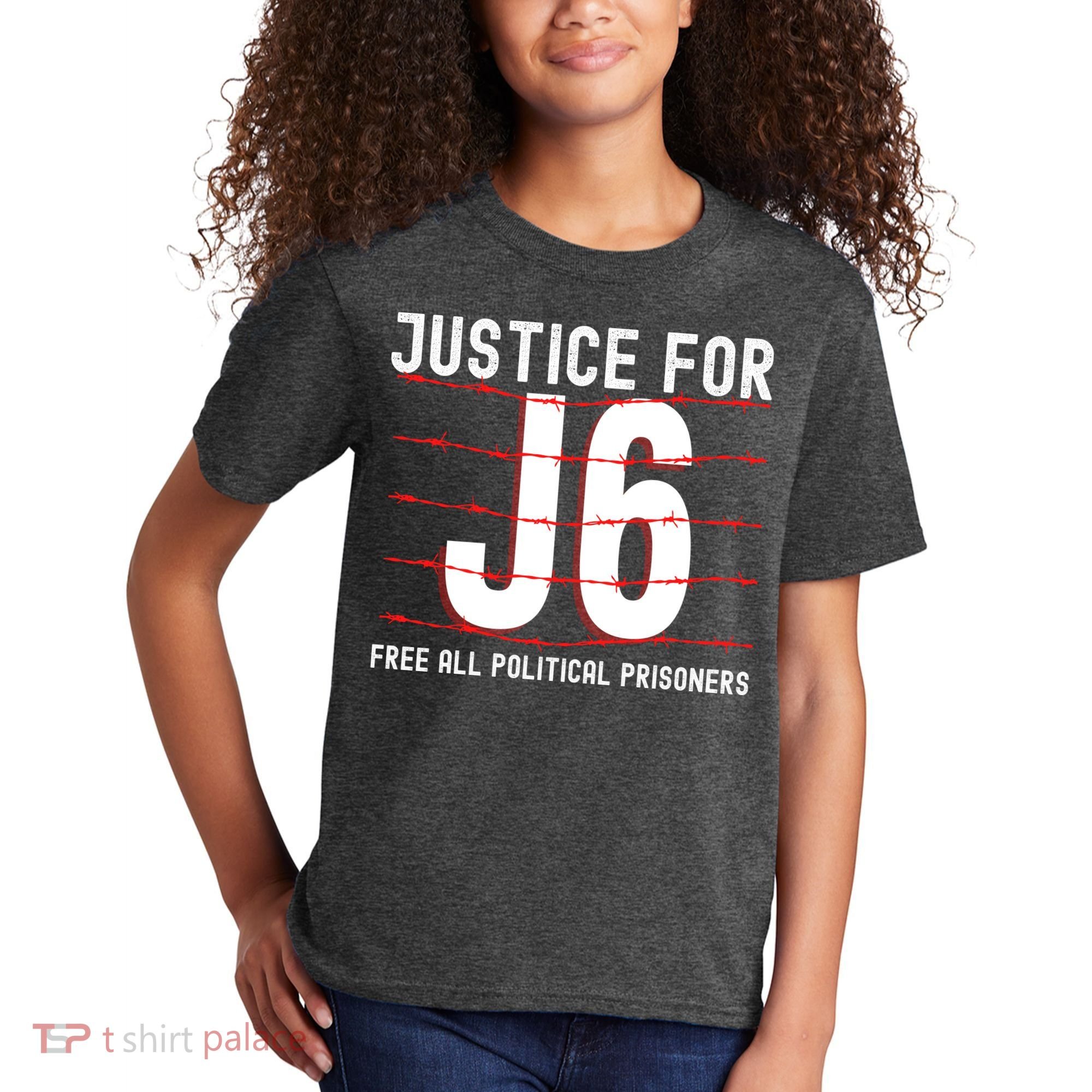 Justice For J6 Conservative Kids T-Shirt