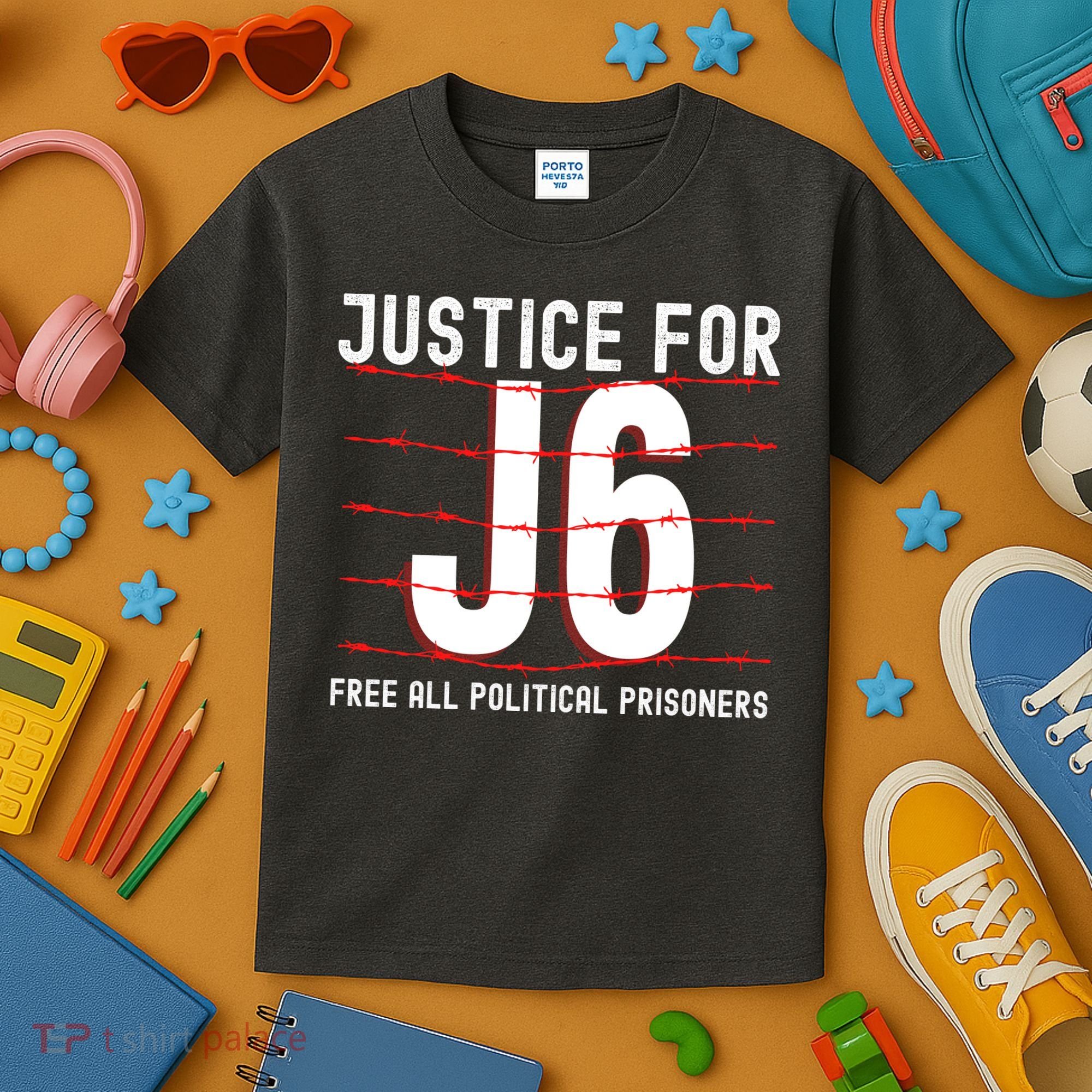 Justice For J6 Conservative Kids T-Shirt