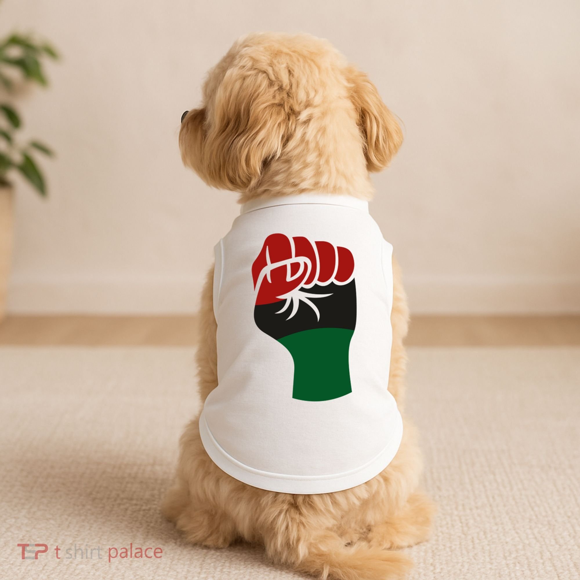 Juneteenth Fist Doggie Tank