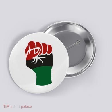 Juneteenth Fist Button
