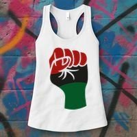 Juneteenth Fist Women's Tank Top thumb 3