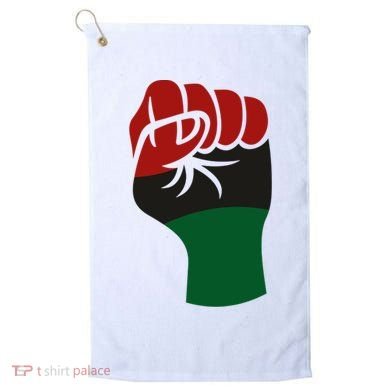 Juneteenth Fist Golf Towel