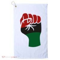 Juneteenth Fist Golf Towel thumb 0