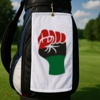 Juneteenth Fist Golf Towel thumb 2