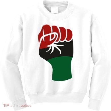 Juneteenth Fist Kids Sweatshirt