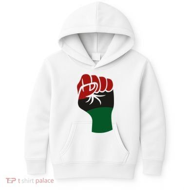 Juneteenth Fist Kids Hoodie