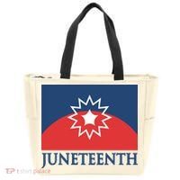 Juneteenth Flag Tote Bag thumb 0