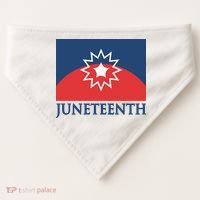 Juneteenth Flag USA-Made Doggie Bandana thumb 0