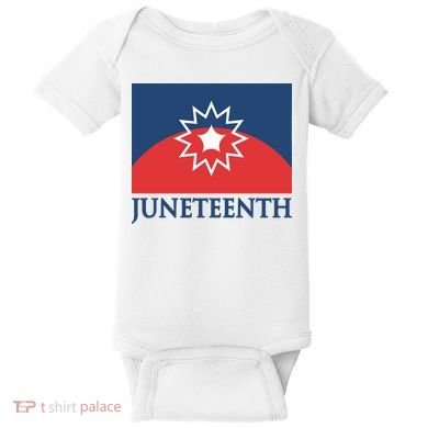 Juneteenth Flag Baby Bodysuit