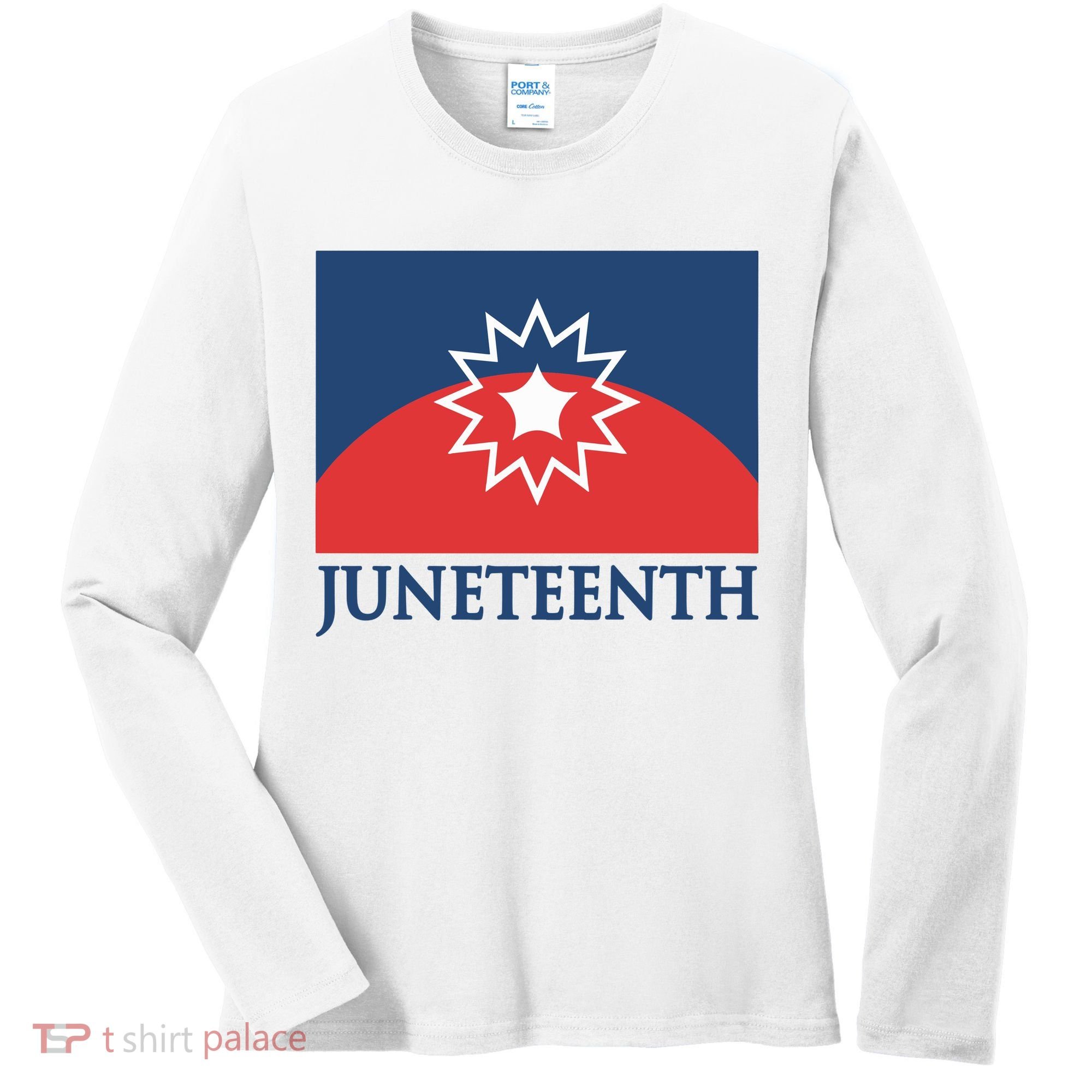 Juneteenth Flag Women's Long Sleeve Shirt