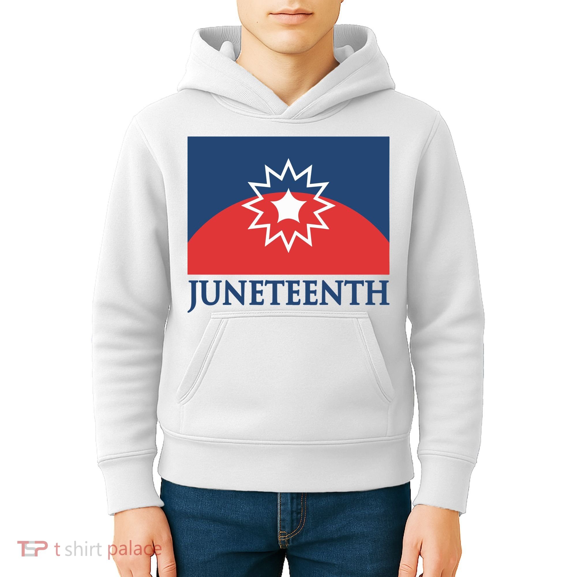 Juneteenth Flag Kids Hoodie