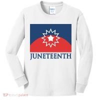 Juneteenth Flag Kids Long Sleeve Shirt thumb 0