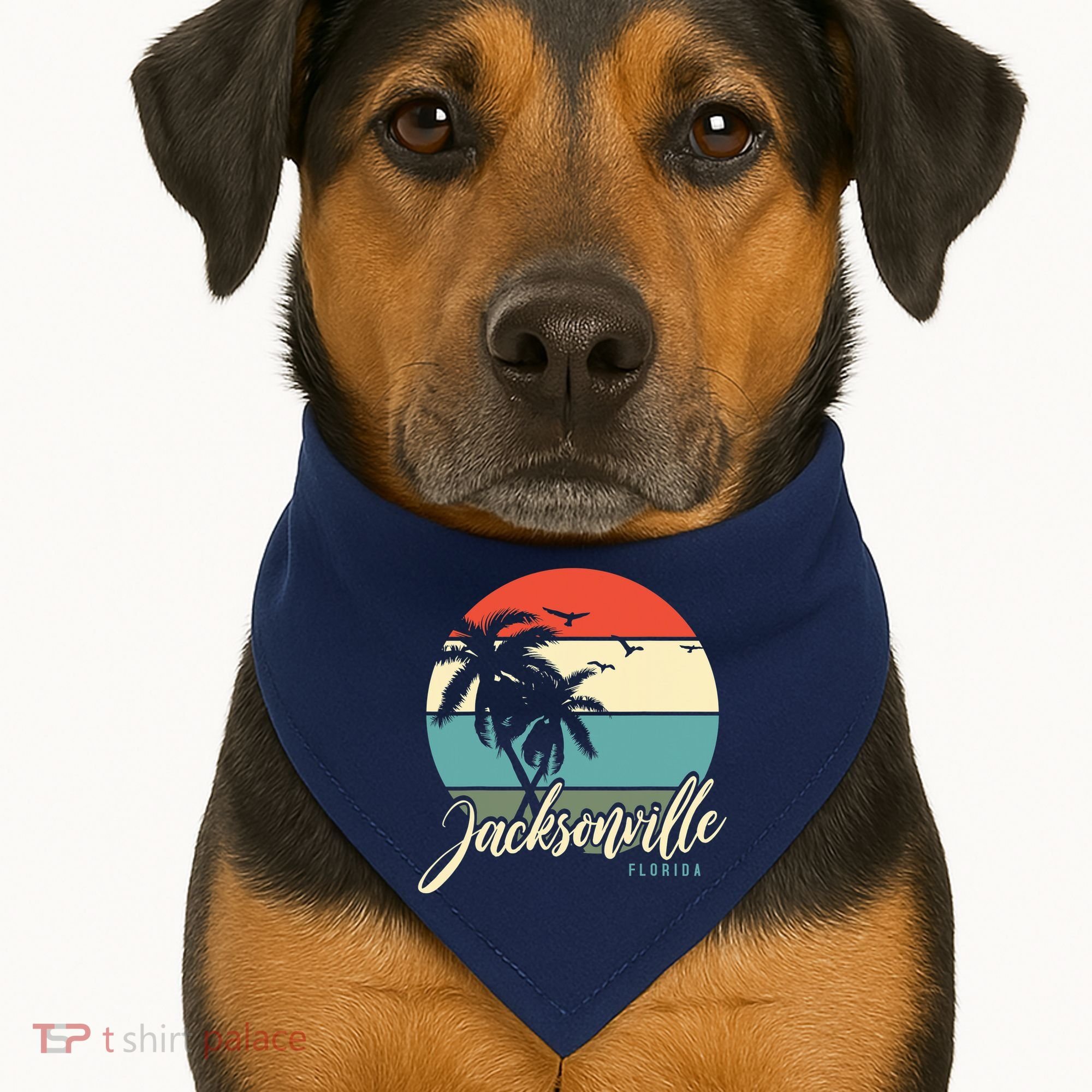 Jacksonville Florida USA-Made Doggie Bandana