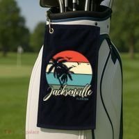 Jacksonville Florida Golf Towel thumb 2