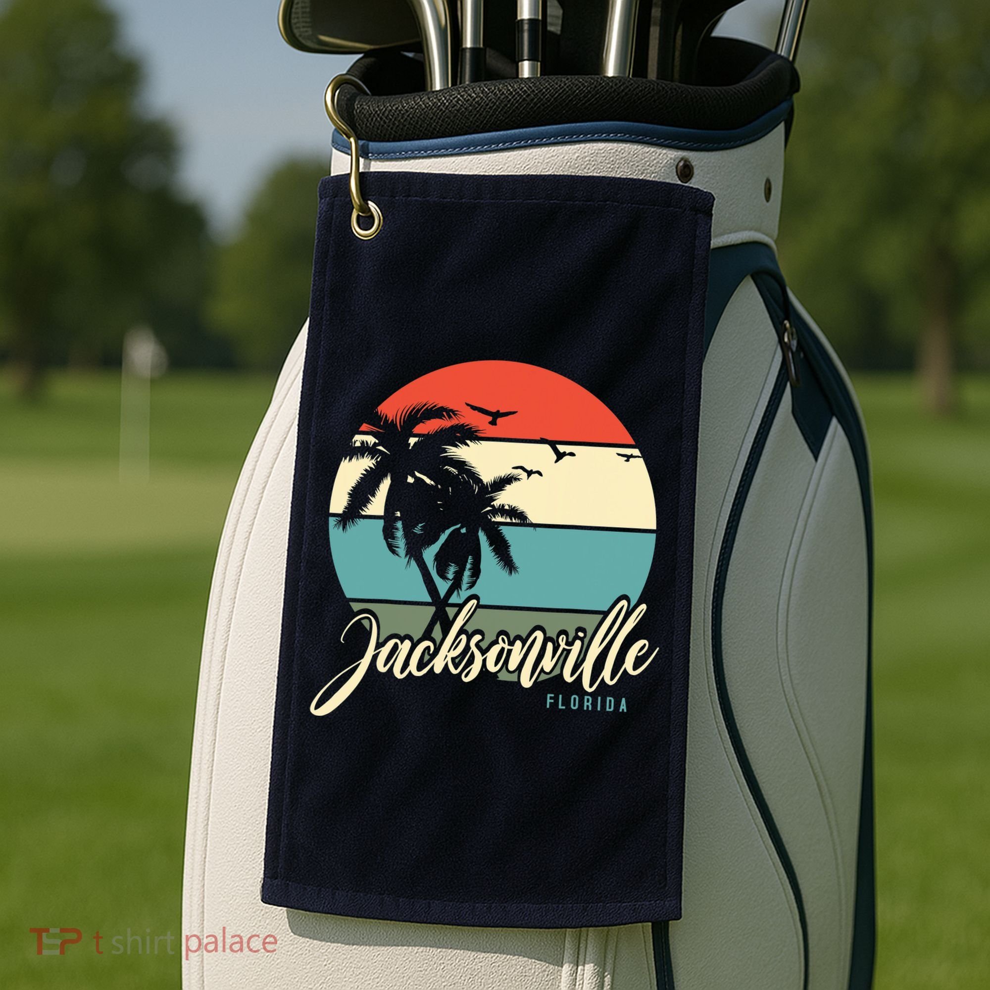 Jacksonville Florida Golf Towel
